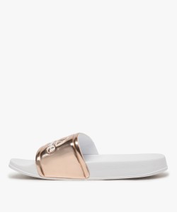 Mules de piscine fille à bandeau métallisé – Ellesse