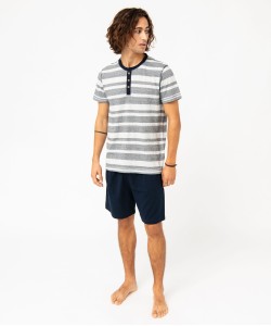 PYJASHORT HNU 70JEETI BLEU ST