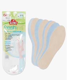 GEMO Lot de 6 Semelles Fraîcheur Freshins - Kiwi Beige