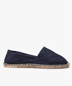 espadrilles homme a semelle en corde et dessus toile bleu1512201_1