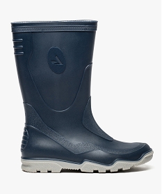 GEMO Bottes de pluie unies Bleu