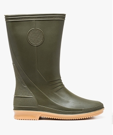 bottes de pluie femme avec semelle crantee vert1541101_1