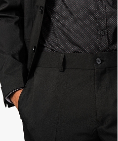 pantalon de ville uni noir pantalons de costume1622601_2