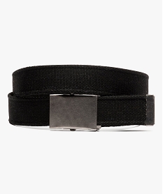 ceinture sangle uni avec boucle metal noir1726101_1