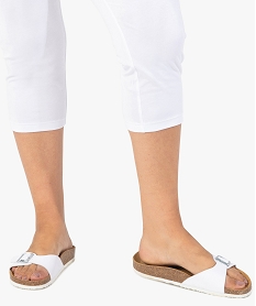 legging uni longueur 78eme femme grande taille blanc leggings et jeggings1730001_2