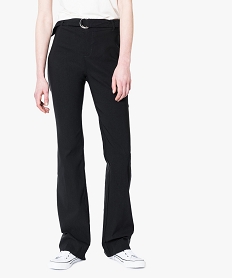 GEMO Pantalon coupe droite en stretch noir standard