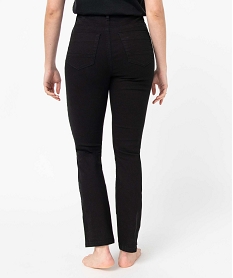 pantalon femme coupe regular taille normale - l26 noir pantalons1766001_3
