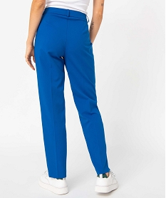 pantalon de tailleur femme bleu pantalons1769301_3