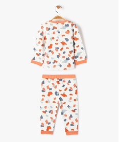 pyjama bebe garcon imprime deux pieces blanc2015501_4