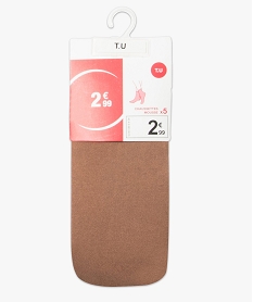 GEMO Lot de 5 chaussettes mousse unies mi-hautes Beige