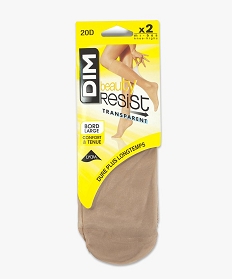 mi-bas transparents et resistants beauty resist dim (lot de 2) beige chaussettes2088801_2