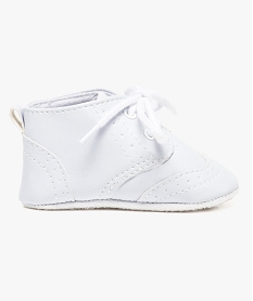 GEMO Chaussures de naissance cérémonie ou baptême Blanc