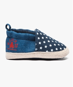 GEMO Chaussures de naissance motifs étoiles - Lulu Castagnette Bleu