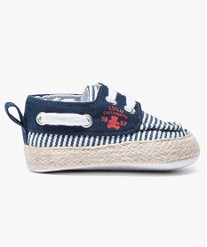 GEMO Chaussures de naissance avec semelle en corde - Lulu Castagnette Bleu