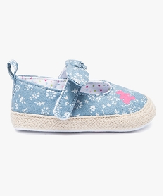 GEMO Babies en textile et semelle de corde - Lulu Castagnette Bleu