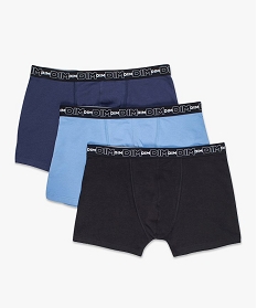 GEMO Boxer homme en coton stretch - Dim (lot de 3) Multicolore