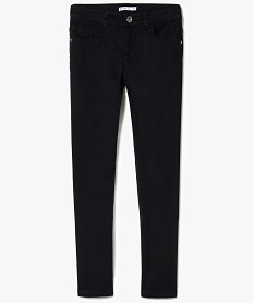 pantalon garcon 5 poches coupe slim en stretch noir2369501_1