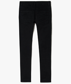 pantalon garcon 5 poches coupe slim en stretch noir2369501_2