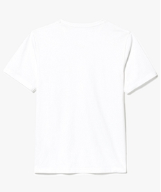 tee-shirt a manches courtes col v blanc2379401_2