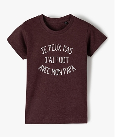 tee-shirt fille motif fantaisie football rouge tee-shirts2439201_1