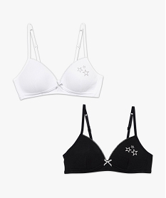 GEMO Lot de 2 soutiens-gorge paddés blanc standard