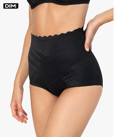 GEMO Culotte femme taille haute Beauty lift - DIM Noir