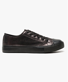 GEMO Baskets femme en toile à bout renforcé fermeture lacets 2449