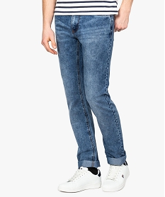 jean homme regular 5 poches taille normale longueur l34 bleu jeans3880101_1