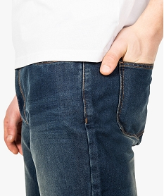 jean homme regular 5 poches taille normale longueur l34 bleu3880301_2