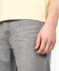 jean homme regular 5 poches taille normale longueur l34 gris jeans3880401_2