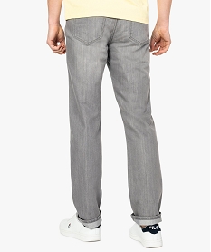 jean homme regular 5 poches taille normale longueur l34 gris jeans3880401_3
