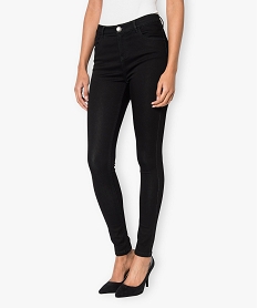 GEMO Jean Skinny denim stretch taille normale noir standard