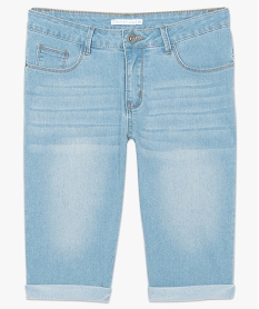 bermuda en jean stretch bleu shorts3919501_4