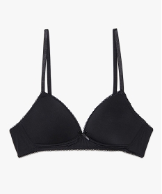 GEMO Soutien-gorge uni microfibre noir standard