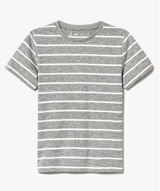 GEMO Tee-shirt rayé à manches courtes Imprimé
