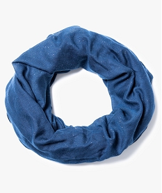 GEMO Foulard snood pailleté Bleu