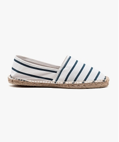 espadrilles homme a semelle en corde et dessus toile blanc4452201_1