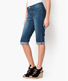 pantacourt en jean bleu shorts4455201_1