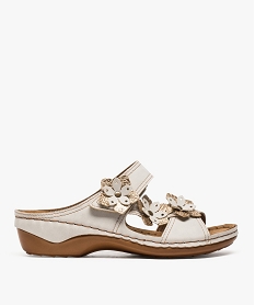 CHAUSSURE PLAT MARINE MULE BEIGE