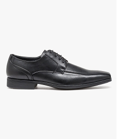 derbies aspect cuir a bouts carres noir4584601_1