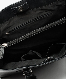 sac cabas rectangulaire avec bandouliere amovible noir4692401_3