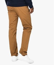 pantalon homme chino coupe slim brun4717501_3