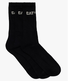 GEMO Chaussettes homme tige haute - Caterpillar Blanc