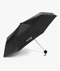 GEMO Parapluie femme pliable ultra déperlant Isotoner en toile unie noir standard