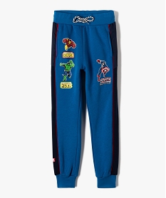 pantalon de jogging garcon avec motifs avengers - marvel bleu4961901_1