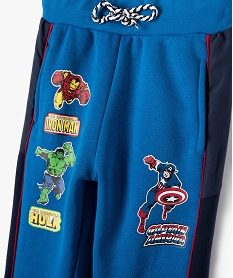 pantalon de jogging garcon avec motifs avengers - marvel bleu4961901_2