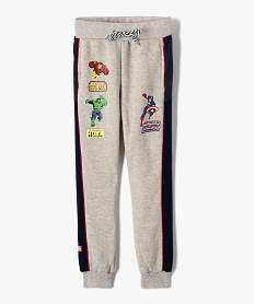 GEMO Pantalon de jogging garçon avec motifs Avengers - Marvel Gris