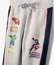 pantalon de jogging garcon avec motifs avengers - marvel gris4962001_2