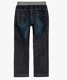 jean garcon regular avec taille elastiquee contrastante bleu4964601_2