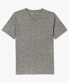tee-shirt a manches courtes col v gris tee-shirts4994601_1